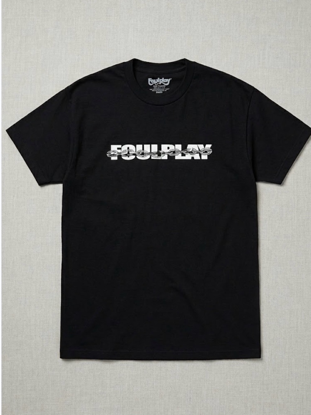 Menโs Black Logo Graphic Tee
